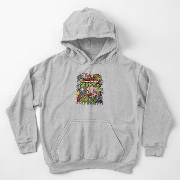 80s Ninja Turtles Galore! Kids Pullover Hoodie