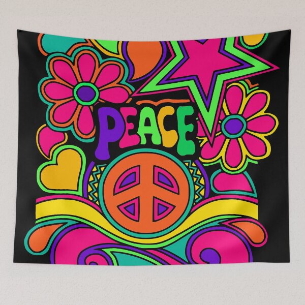 Item preview, Pretty Pink n Colorful Hippy Trippy Design designed and sold by Alondra.
