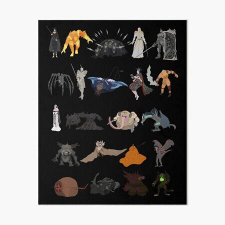 Demon's Souls - Sticky White Slime  Art Board Print for Sale by  Meme-Review
