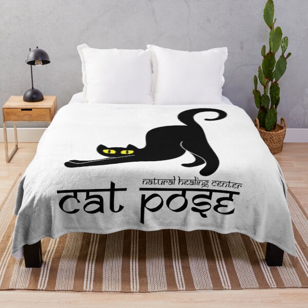 Item preview, Cat Pose 2 - Cat Yoga (black text) designed and sold by NaturalHealing.