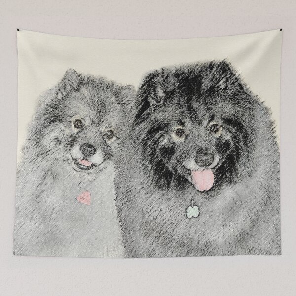 Item preview, Keeshond Mom and Son designed and sold by alpendesigns.