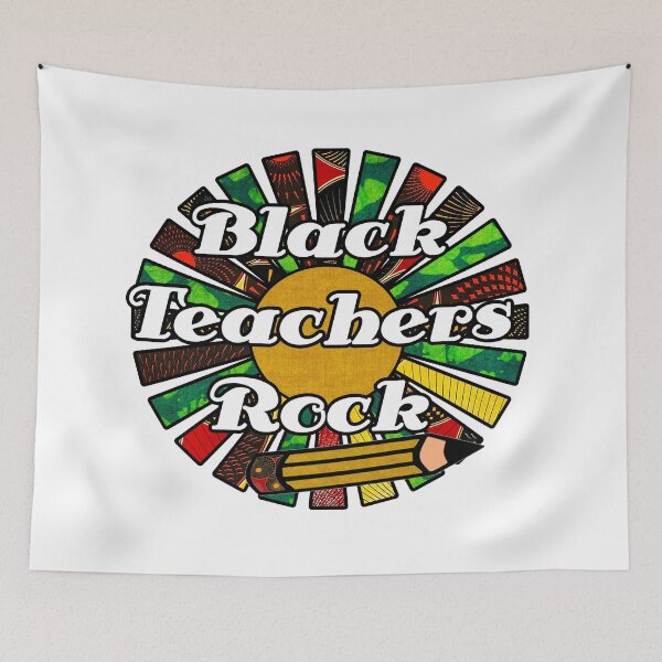 Item preview, Black teachers rock Rasta African Collage designed and sold by artbyomega.