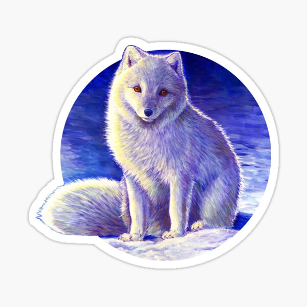 Item preview, Peaceful Winter Arctic Fox designed and sold by Rebecca Wang.