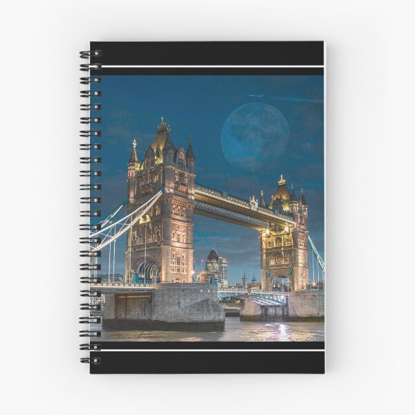 Item preview, Tower bridge and moon rise designed and sold by peterwyatt.