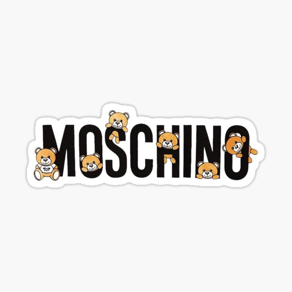 Moschino Bear Stickers | Redbubble