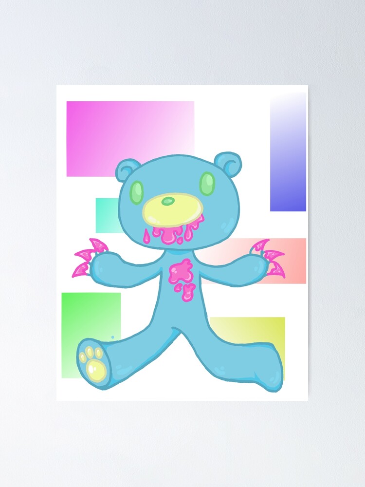 Aesthetic Gloomy Bear Poster By Ambypom Redbubble