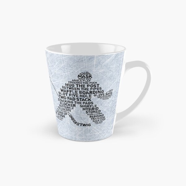 Item preview, Typographic Hockey Goalie Goaltender designed and sold by gamefacegear.