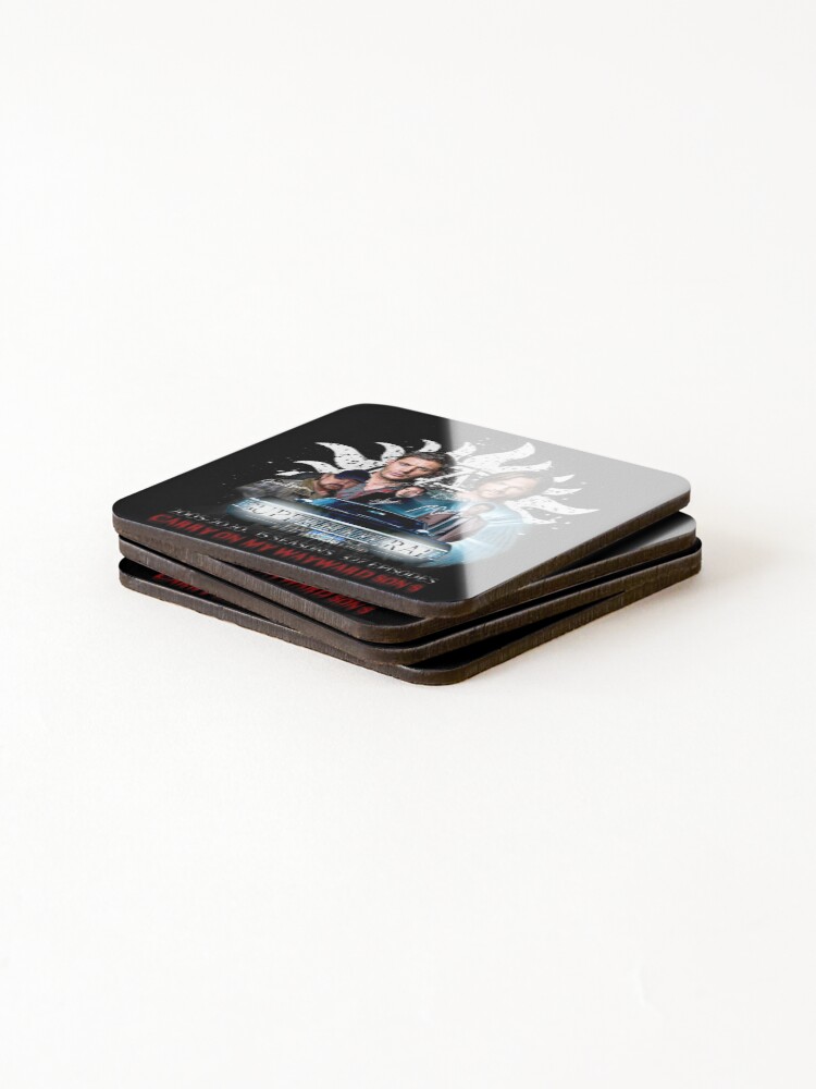 Alternate view of Limited Edition Supernatural Family dont end with Blood 4W Signed Coasters (Set of 4)