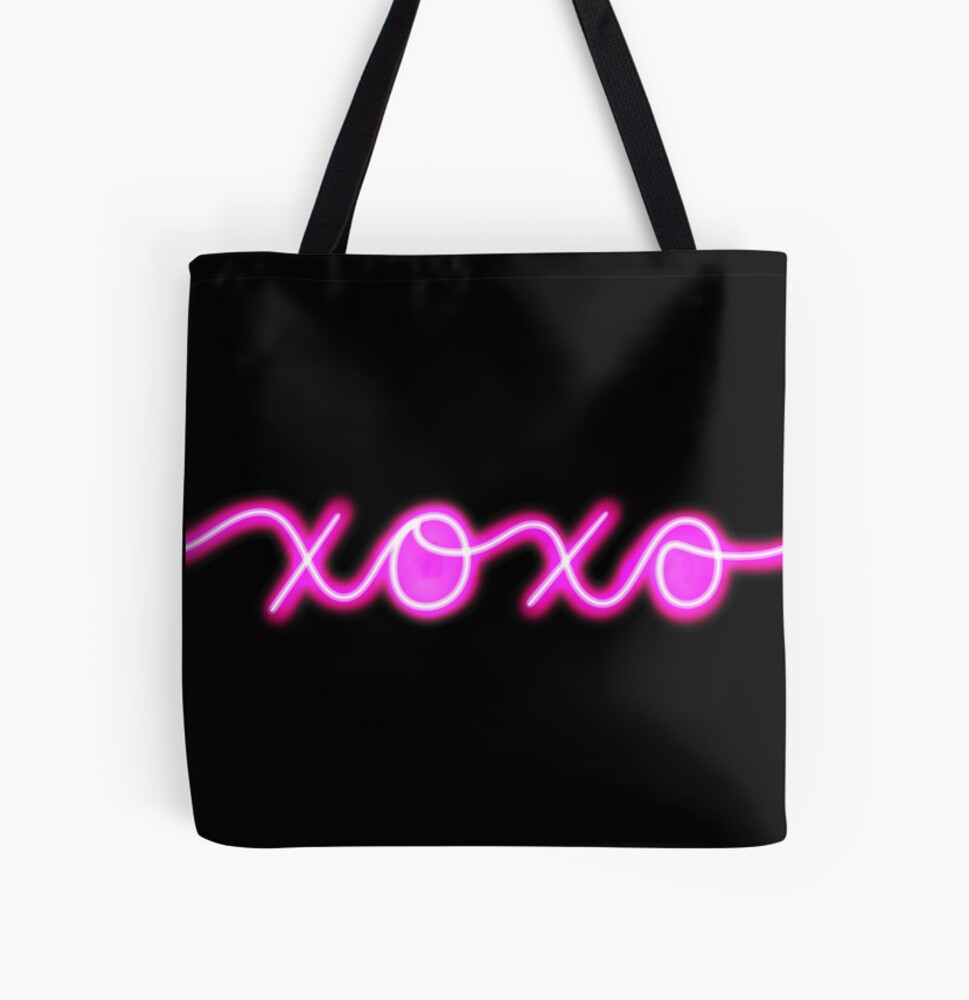 XOXO Neon Sign: One Design, On Everything — Tote Bag