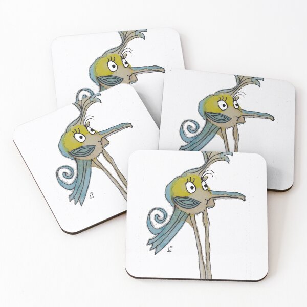 Item preview, Silly Bird Blue and Yellow designed and sold by DefinitelyDella.