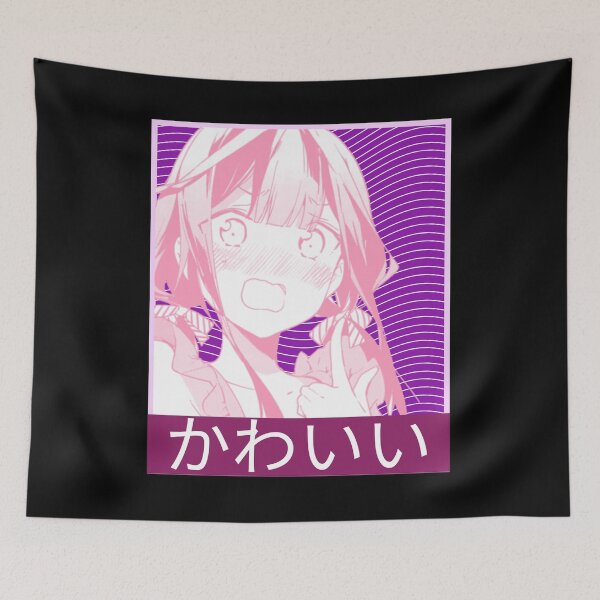 Item preview, Kawaii Anime Tsundere Girl Blushing designed and sold by valival.