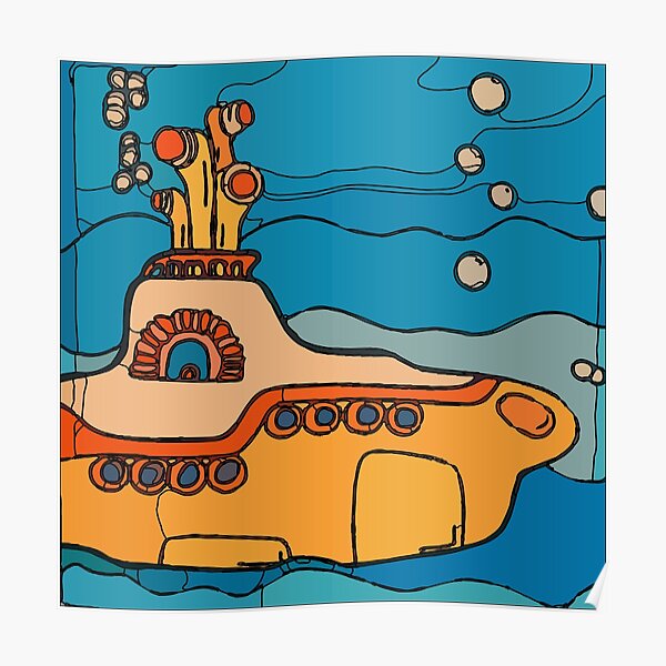 My Yellow Submarine Poster