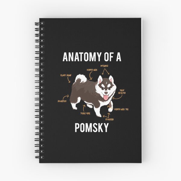 Item preview, Anatomy of Pomsky for Pomsky Mom and Dad designed and sold by TheTeeSupplyCo.
