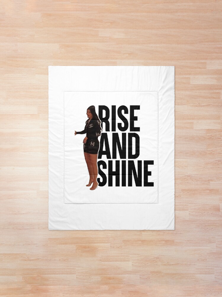 Kylie Jenner Rise And Shine Comforter By Artsylab Redbubble