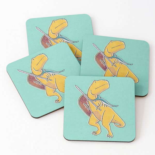 Item preview, Tyrannosaurus Knight - PrintShop designed and sold by theBenCorlett.