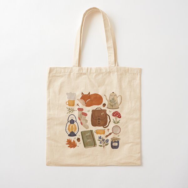 Woodland Wanderings Cotton Tote Bag