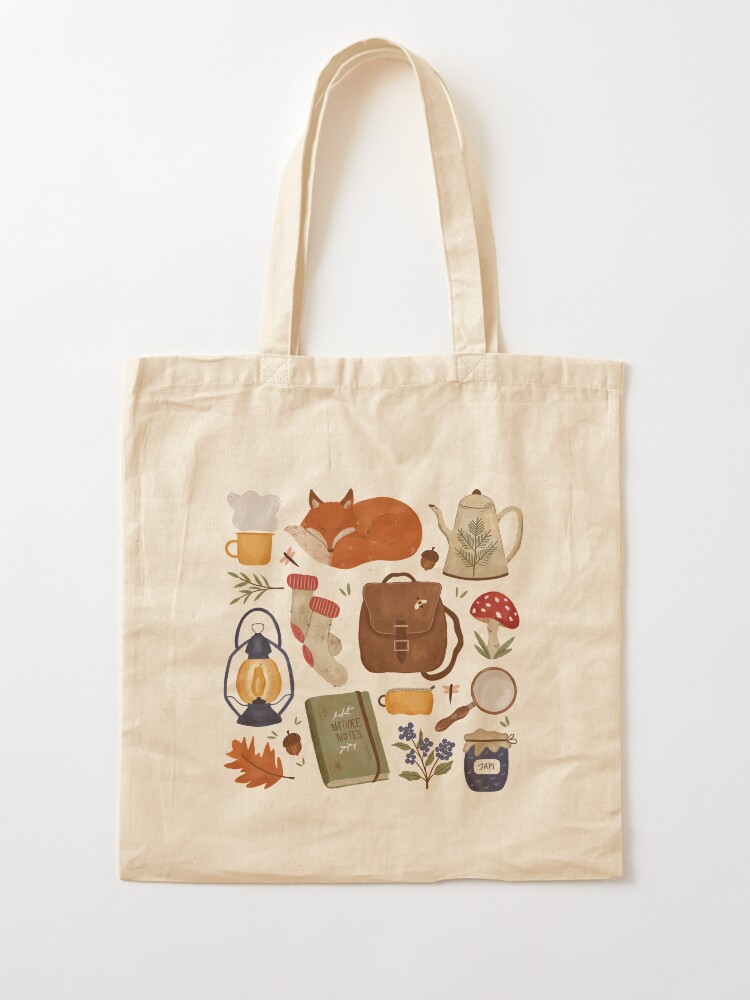 Thumbnail 2 of 5, Tote Bag, Woodland Wanderings designed and sold by ohjessmarie.