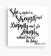 She is .... Metal Print