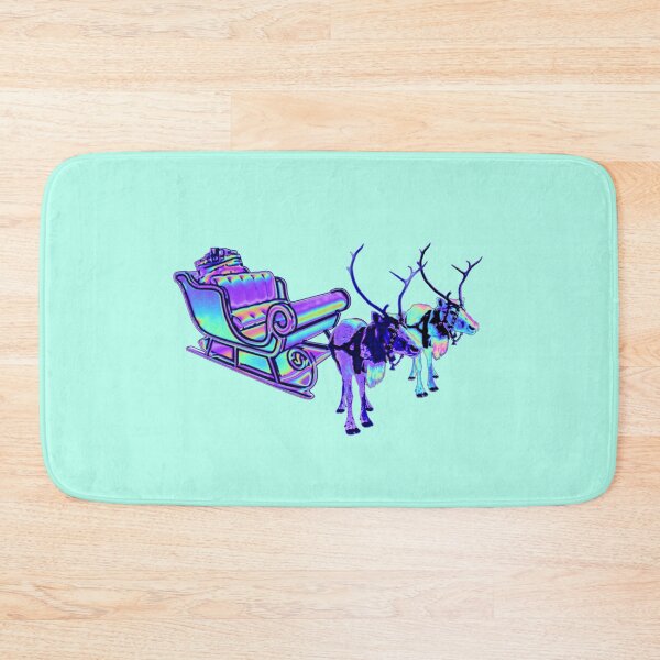 Item preview, Happy HoloDaze Reindeer and sleigh  designed and sold by dinaaaaaah.