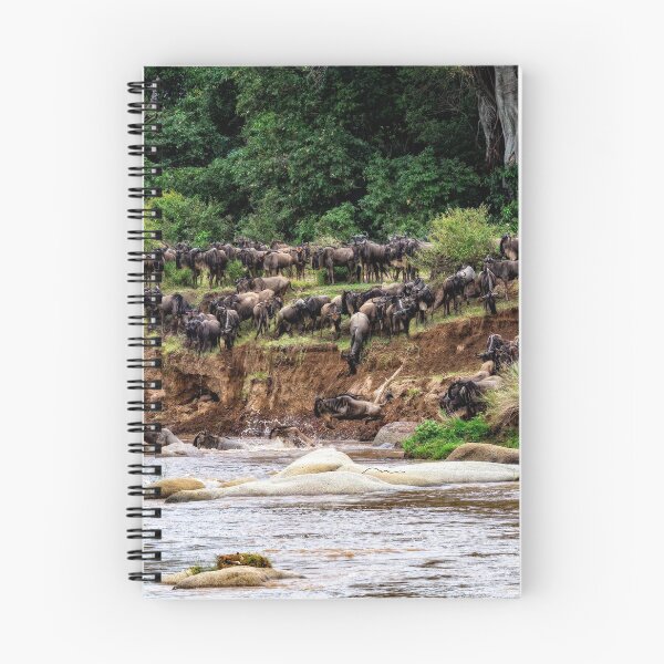 Item preview, Wildebeest Into the River designed and sold by Kay Brewer.