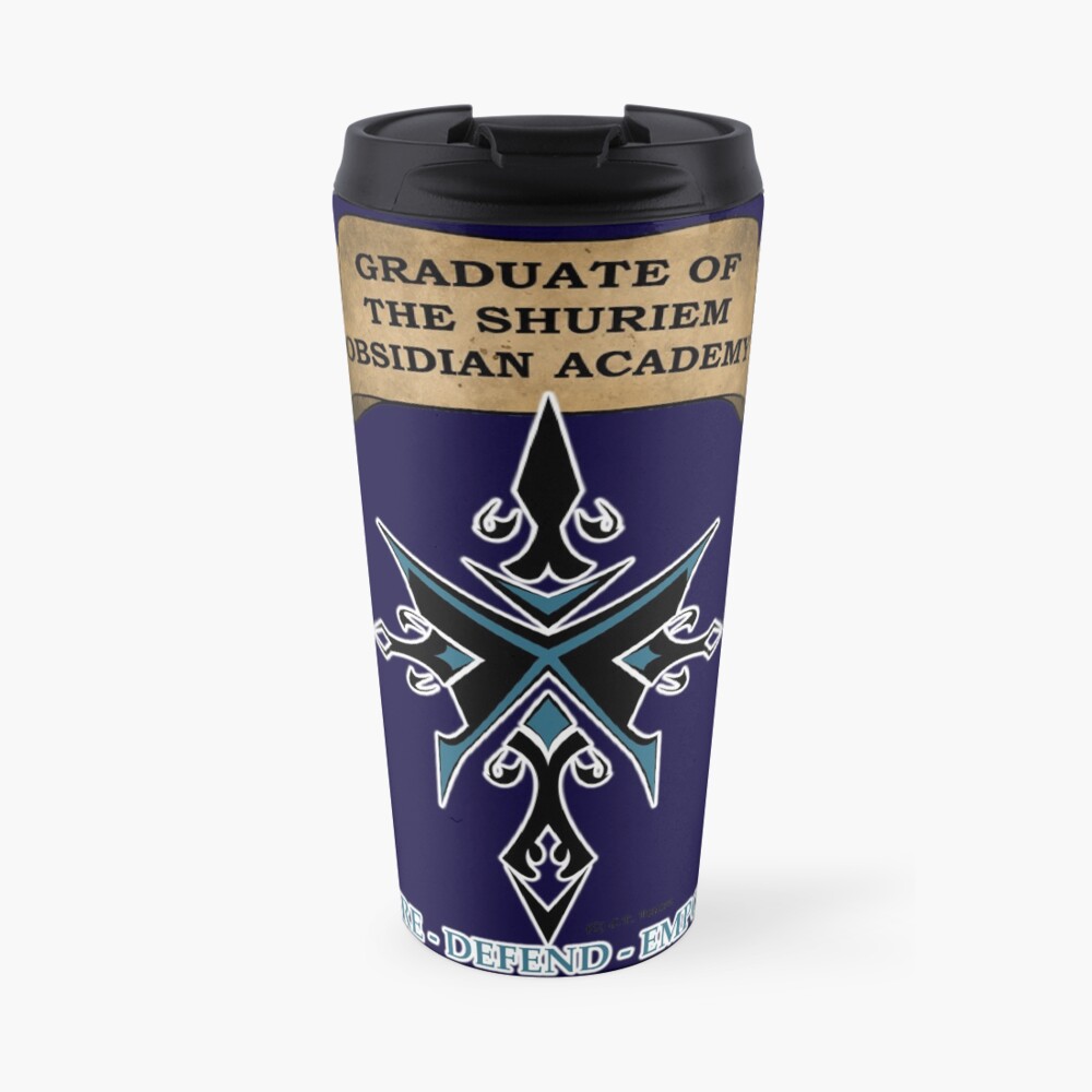 Obsidian Academy Graduate Travel Coffee Mug