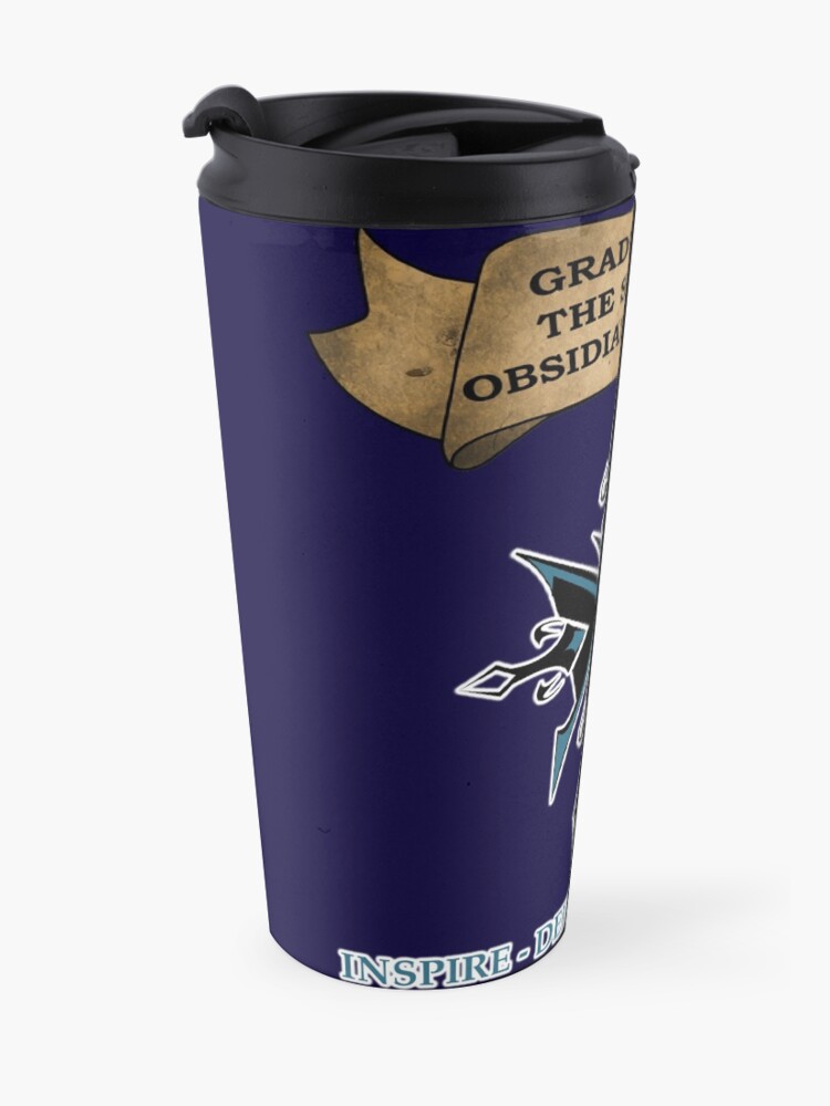 Alternate view of Obsidian Academy Graduate Travel Coffee Mug