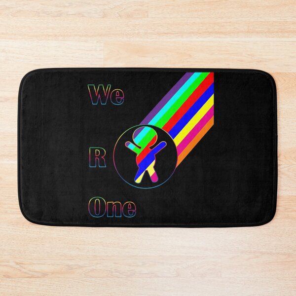 Item preview, WE ARE ONE...A colorful illustration with rainbow colors designed and sold by With My Hands By K.