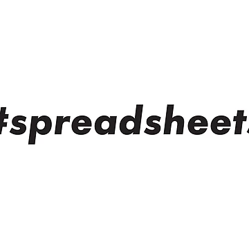 Artwork thumbnail, #spreadsheets by teesaurus