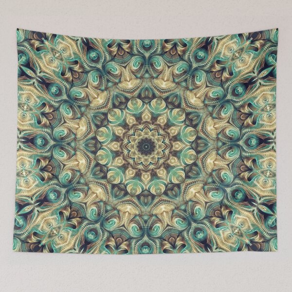 Item preview, Flower Of Life Mandala (Ocean's Gem) designed and sold by Mandala Of Life.