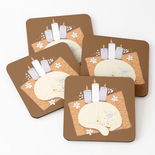 Item preview, Cozy Cat amongst the candles  designed and sold by jasmineberry.