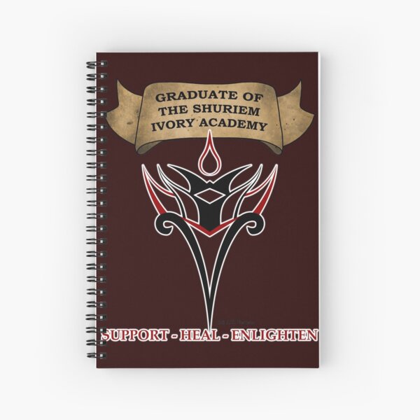 Ivory Academy Graduate Spiral Notebook
