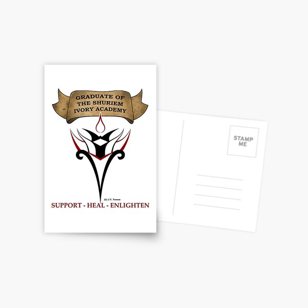 Ivory Academy Graduate Postcard