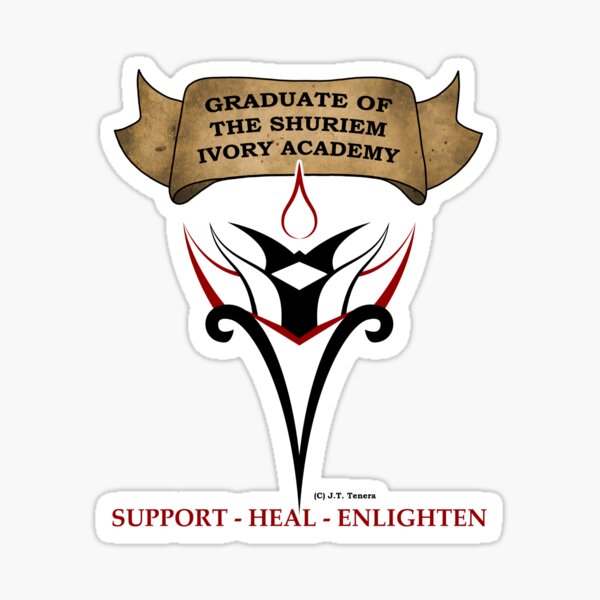Ivory Academy Graduate Sticker