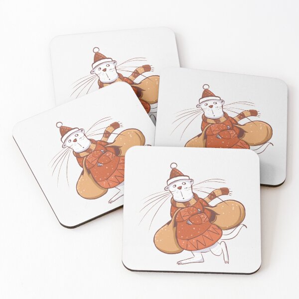 Item preview, Frozen whiskers the otter carrying shopping bags designed and sold by jasmineberry.