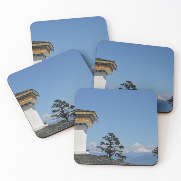 Item preview, Chorten and Mountains, Bhutan designed and sold by Carole-Anne.
