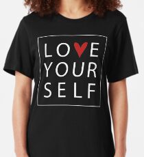 Love Your Self Slim Fit T-Shirt