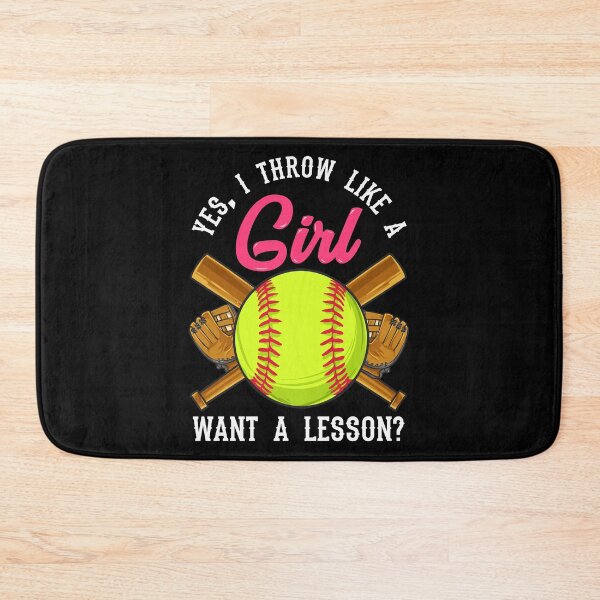 Item preview, Yes I Throw Like a Girl Want a Lesson? Softball designed and sold by perfectpresents.