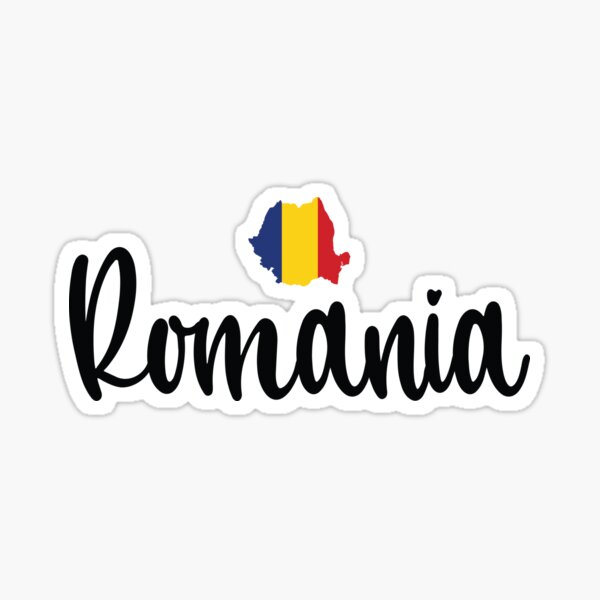 Romania Raised Me Growing Up Romanian Sticker