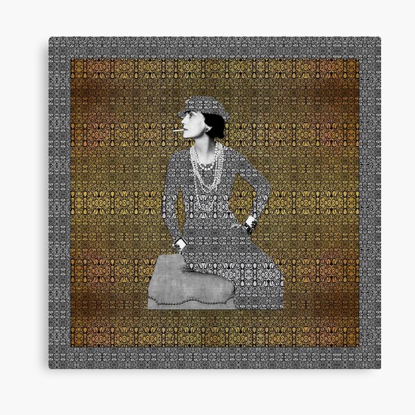 Coco Chanel Leinwanddruck