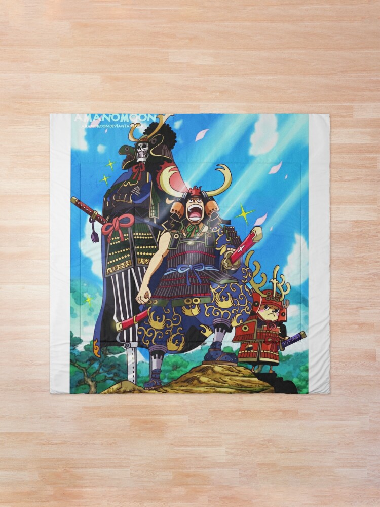 One Piece Chapter 959 Samurai Armor Luffy Comforter By Amanomoon Redbubble