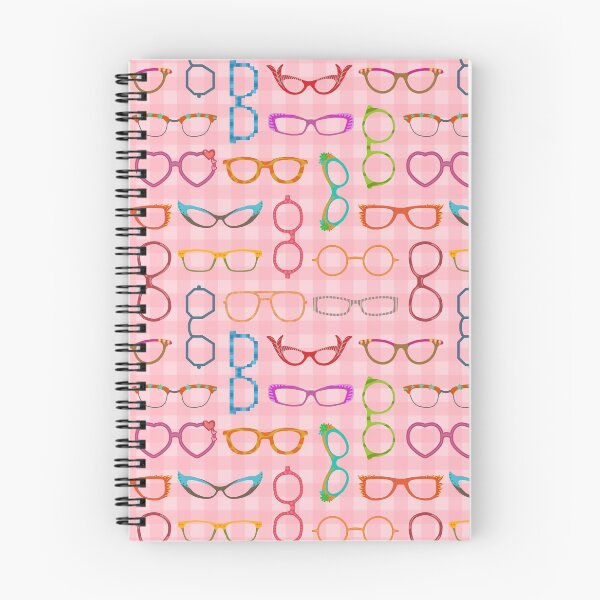 Item preview, Eyeglasses Retro Modern Hipster with Pink Gingham designed and sold by emkayhess.