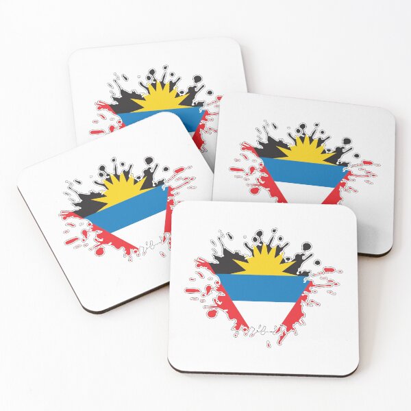 Item preview, Antigua and Barbuda National Flag Splash designed and sold by IdentiTee Studios.