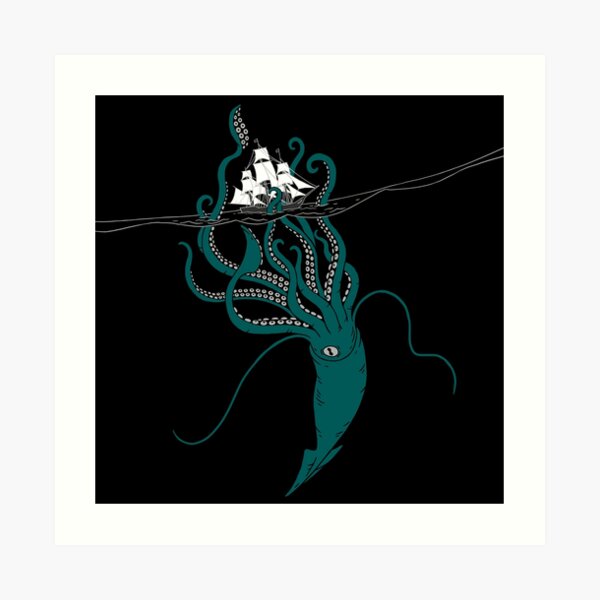 Kraken Art Print