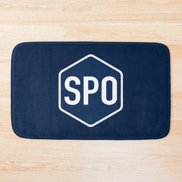 Item preview, Spokane Hex White on Blue designed and sold by samvschantz.