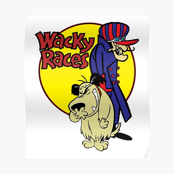 Wacky Races Posters Redbubble