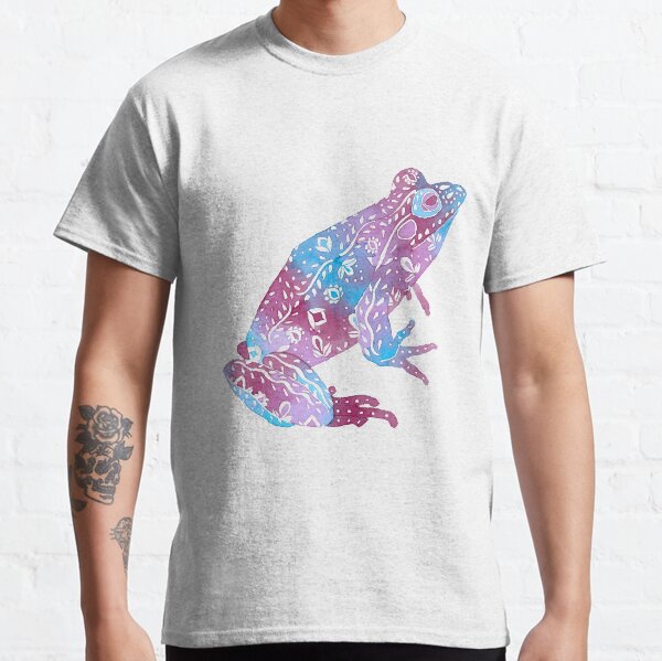 Flower Power Frog - Ice Cream Tones Classic T-Shirt