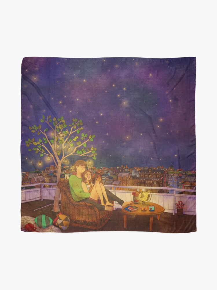 Alternate view of Stargazing Scarf