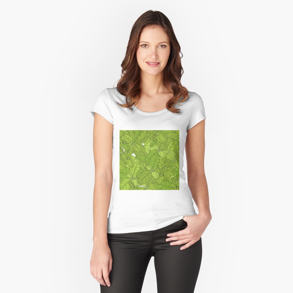 Item preview, Fitted Scoop T-Shirt designed and sold by CopperCatkin.