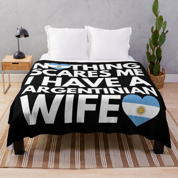 Item preview, Nothing Scares Me I Have Argentinian Wife designed and sold by HelloFromAja.