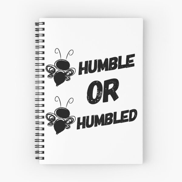 Item preview, Motivational Inspirational and Positive quote -  bee humble or be humbled typography text art by Word Fandom - wordfandom designed and sold by Kerry Pritchard.